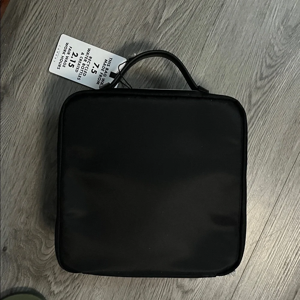 Sephora Black Multicolor Graphic Toiletry Bag